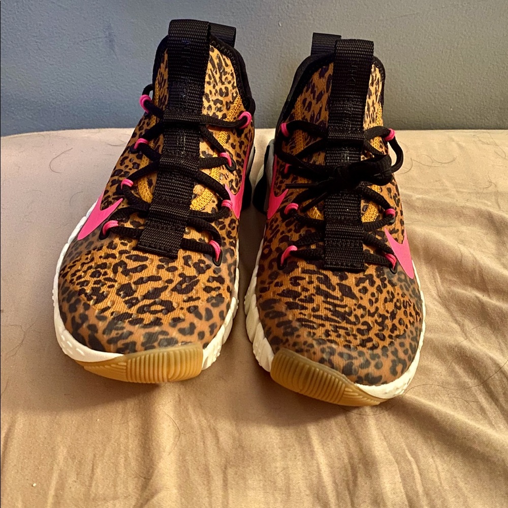 Women’s leopard print Nike sneakers